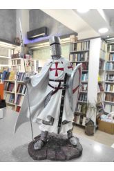 Ιππότης Ναού λευκός κόκκινο σταυρό 53 εκ